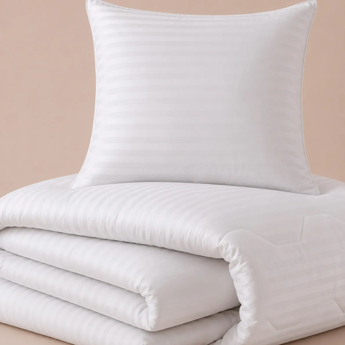 Comme à l'hôtel Couette et oreiller carré