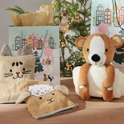 Copains câlins Plaid et peluche
