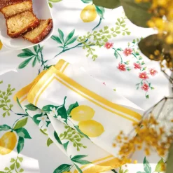 Couleur citron Nappe