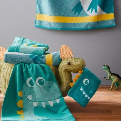 Dino et compagnie 2 gants de toilette