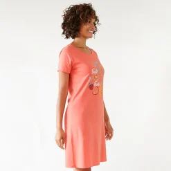 Délices exotiques Maxi t-shirt corail