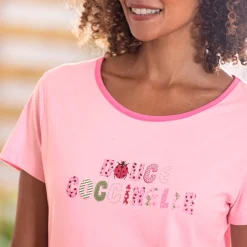 Douce coccinelle 1 Maxi T-shirt + 1 Pyjashort