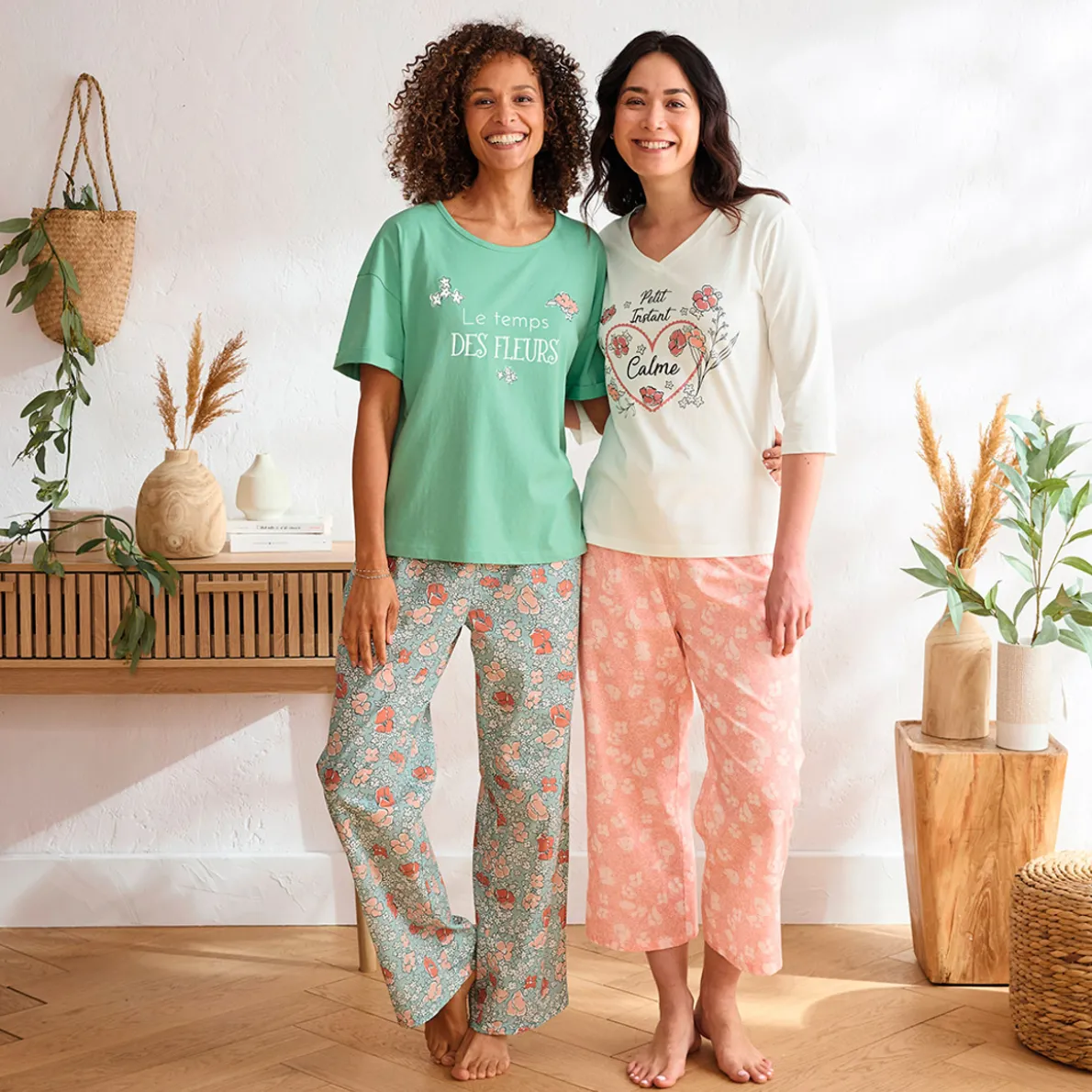 Douces rimes Pantalon rose corail