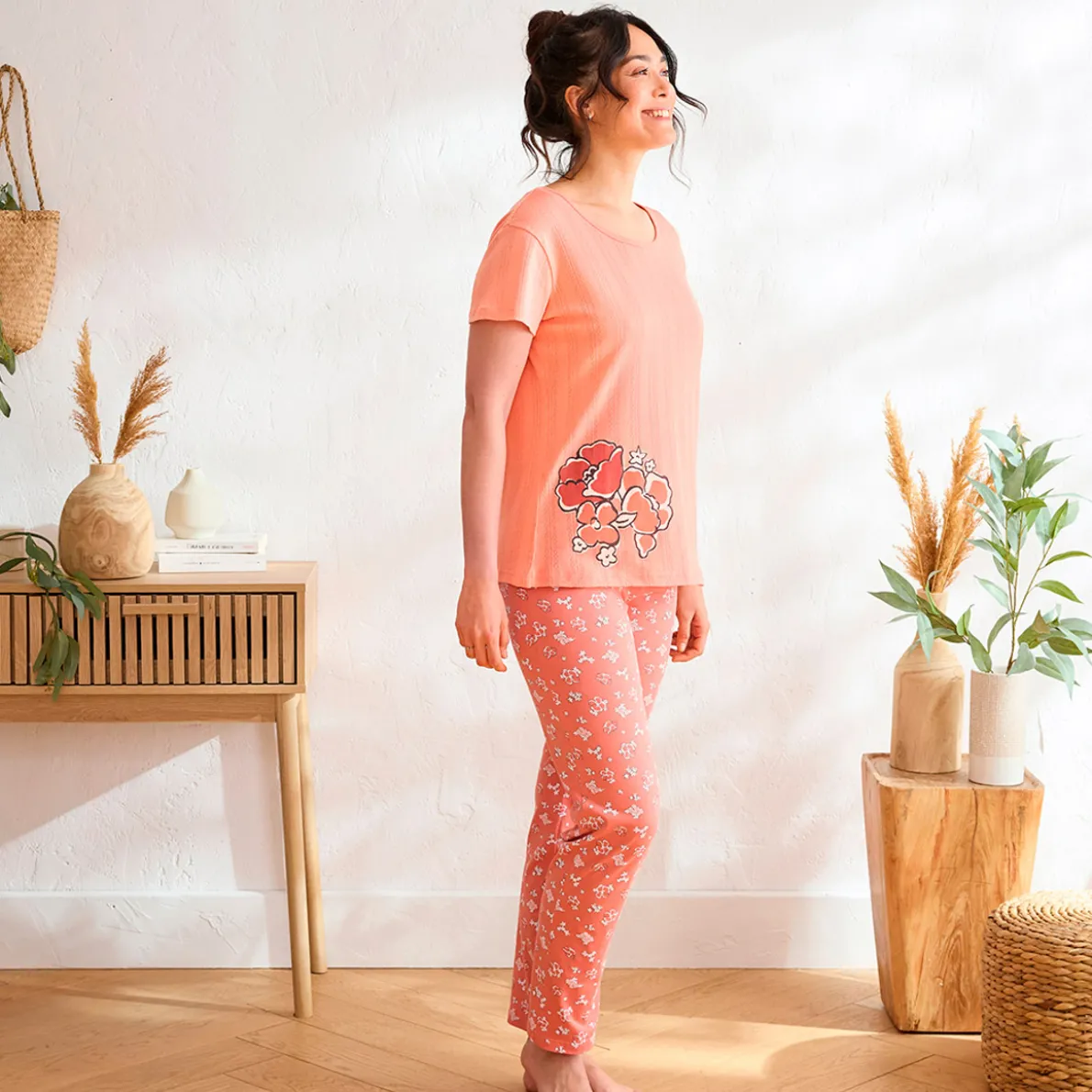 Douces rimes Pantalon terracotta