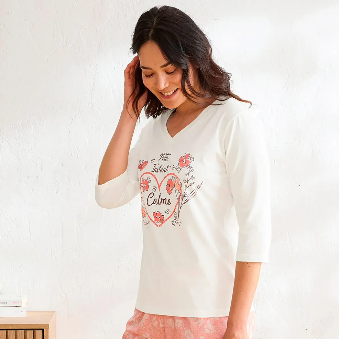 Douces rimes T-shirt blanc