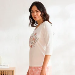 Douces rimes T-shirt blanc