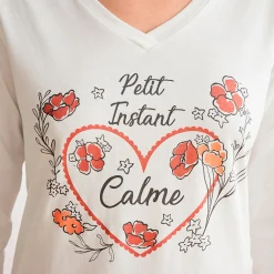 Douces rimes T-shirt blanc