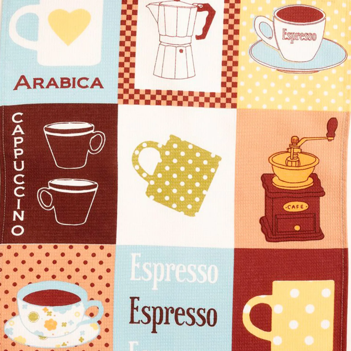 Détente et cappuccino 2 essuie-mains