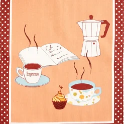 Détente et cappuccino 2 essuie-mains