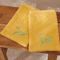 Eclats d'été 2 gants de toilette