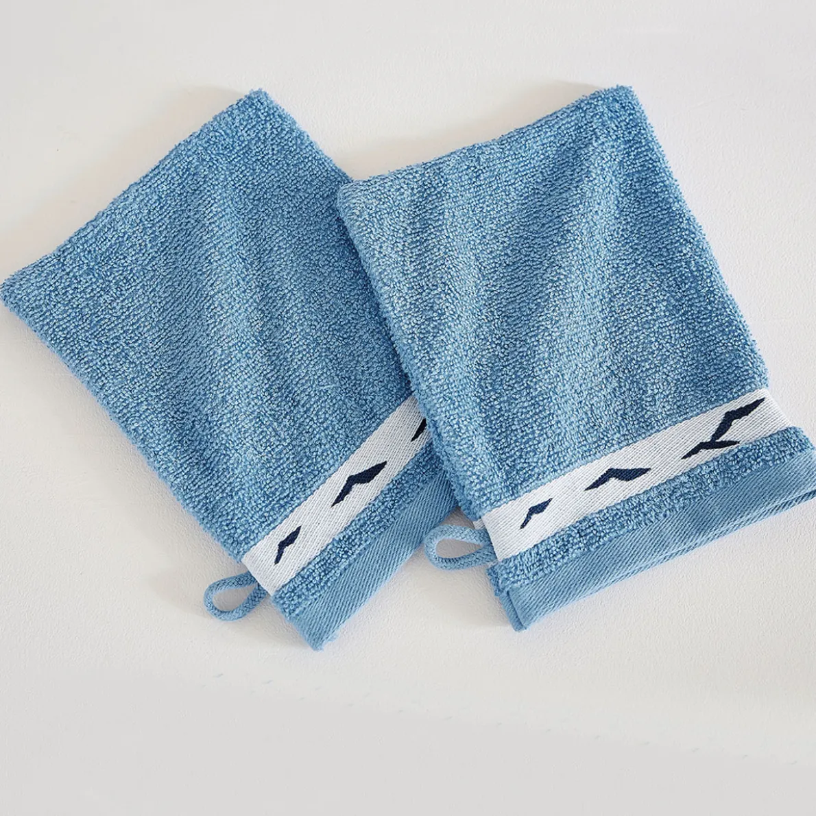 En pleine mer 2 gants de toilette
