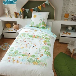 Et si on jouait ensemble Housse de couette et taie d'oreiller