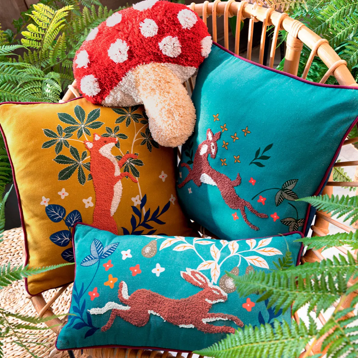 Fables enchantées Housse de coussin