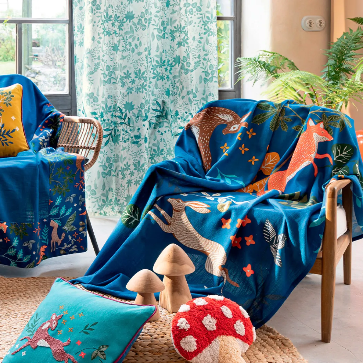 Fables enchantées Jeté de fauteuil