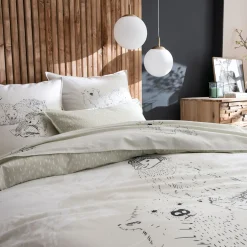 Famille heureuse Linge de lit