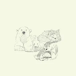 Famille heureuse Linge de lit
