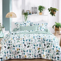 Feuille à feuille Linge de lit
