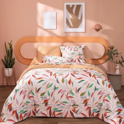 Feuilles à fleurs Drap