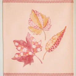 Feuilles qui dansent 6 torchons