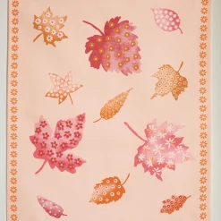 Feuilles qui dansent 6 torchons