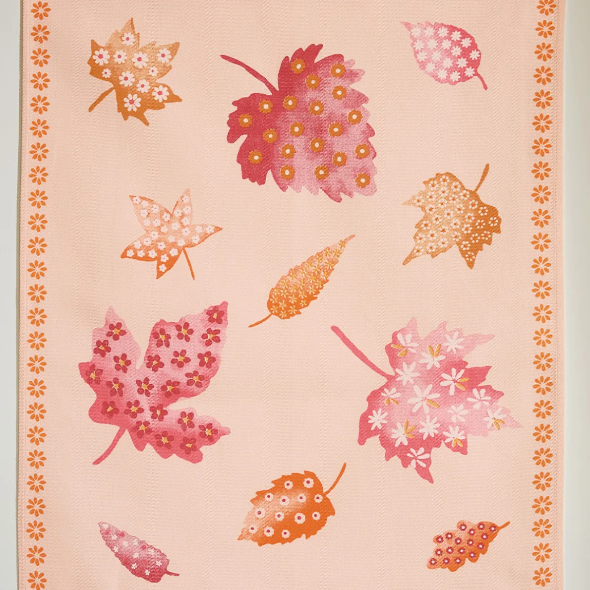 Feuilles qui dansent 6 torchons