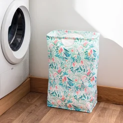 Fleur de porcelaine Panier à linge pliable