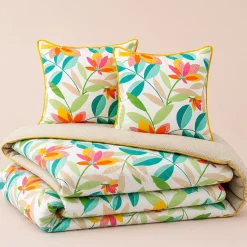 Fleurs de jazz Housse de couette et taie d'oreiller