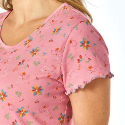 Fleurs de jazz Pyjama rose