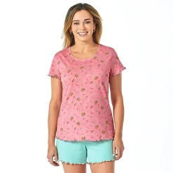 Fleurs de jazz Pyjama rose