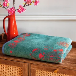 Folk en fleurs Drap de bain