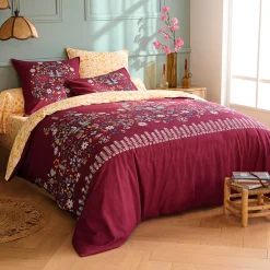 Folk en fleurs Housse de couette