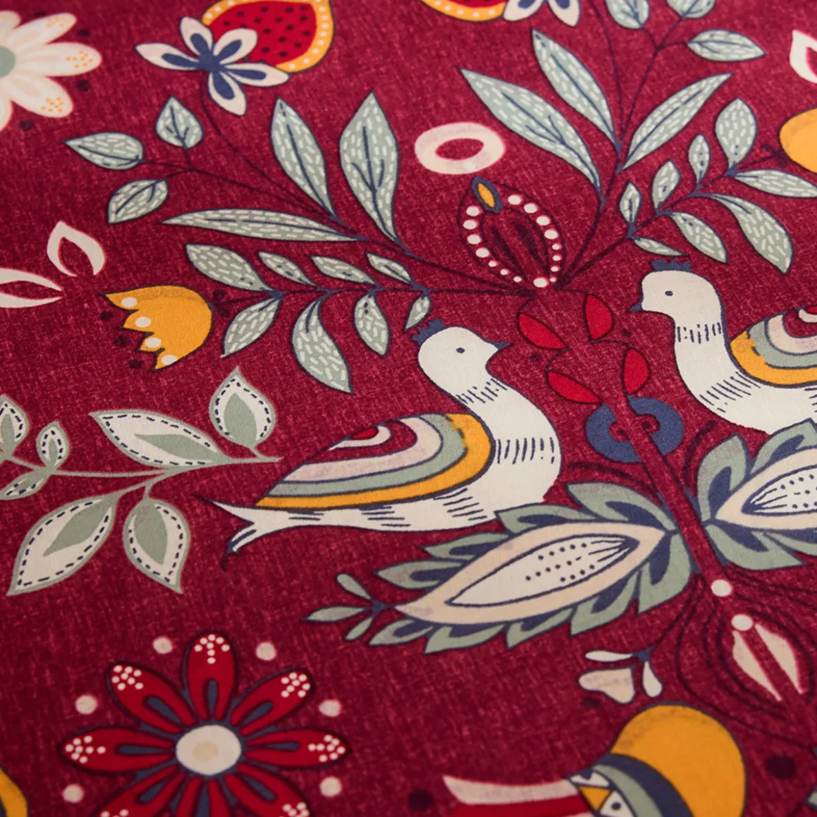 Folk en fleurs Housse de couette