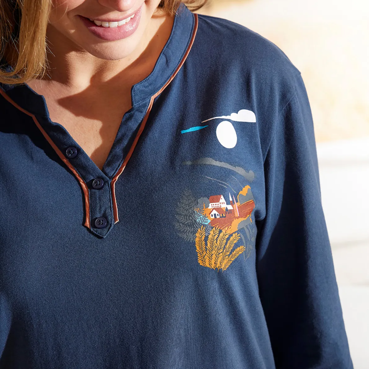Harmonies d'automne Chemise de nuit