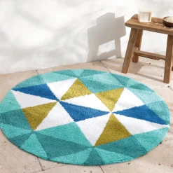 Herbier imaginaire Tapis de bain tufté