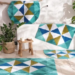 Herbier imaginaire Tapis de bain tufté