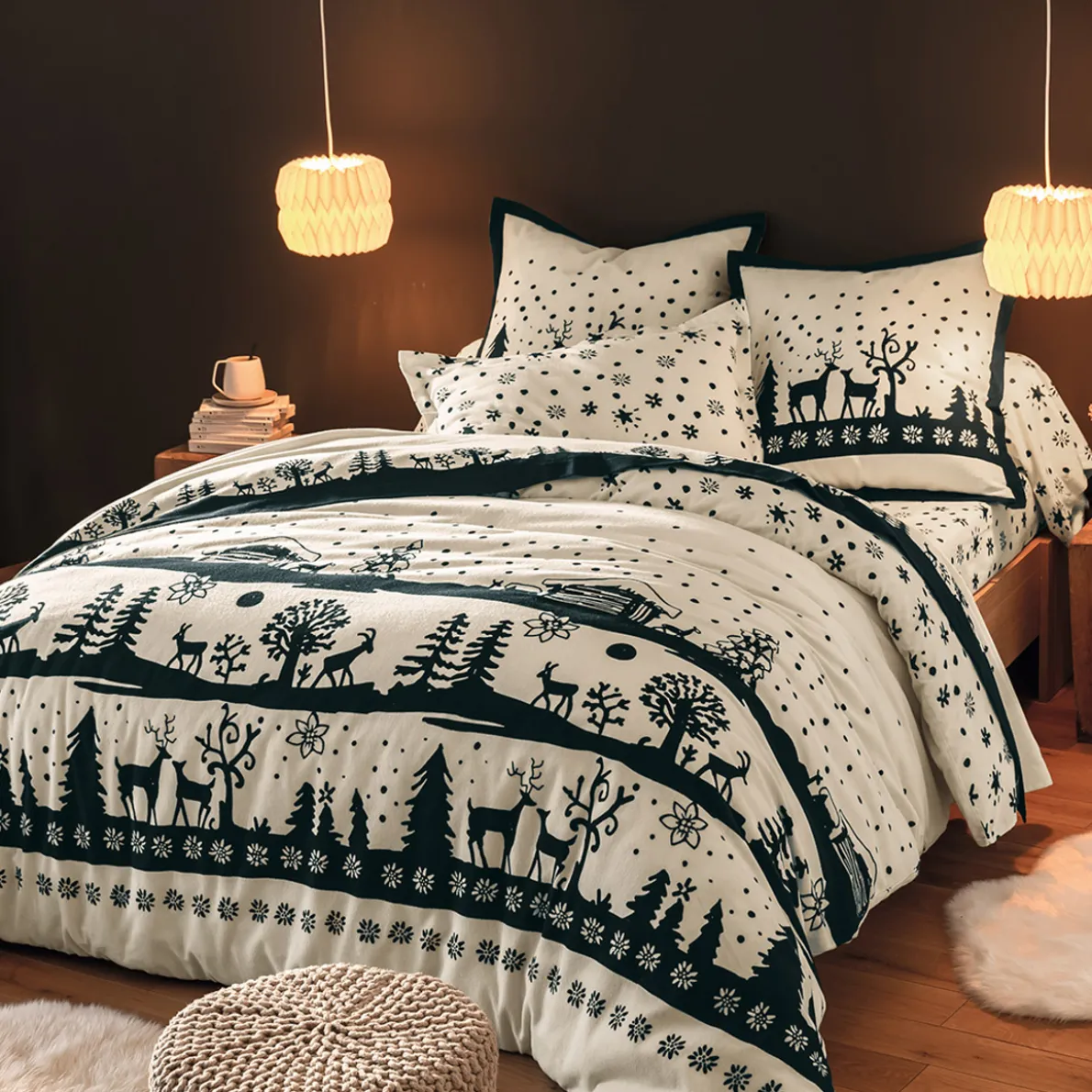 Hiver folk Drap-housse