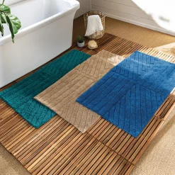 Inspiration caillebotis Tapis de bain