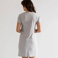 J'aime le yoga Maxi t-shirt gris chiné