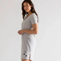 J'aime le yoga Maxi t-shirt gris chiné