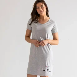 J'aime le yoga Maxi t-shirt gris chiné