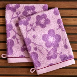 Jardin d'Osaka 2 gants de toilette