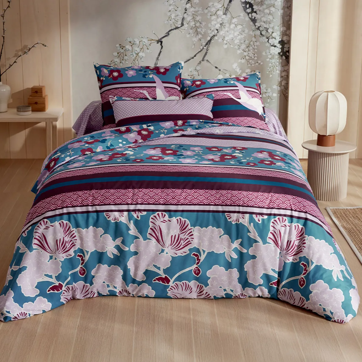 Jardin d'Osaka Linge de lit