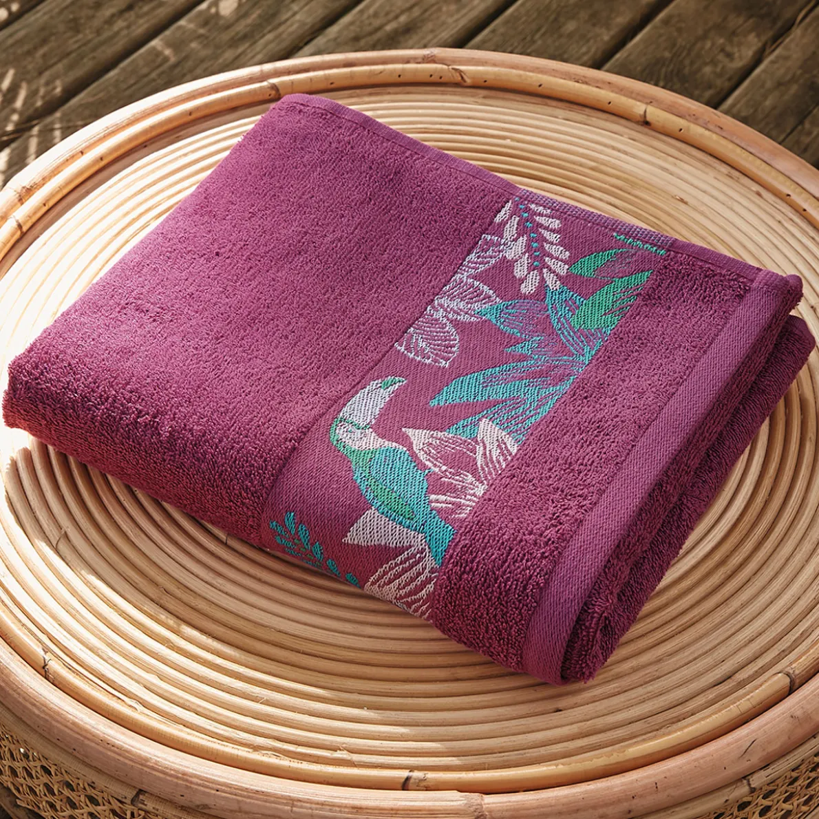 Jardin tropical Serviette de bain