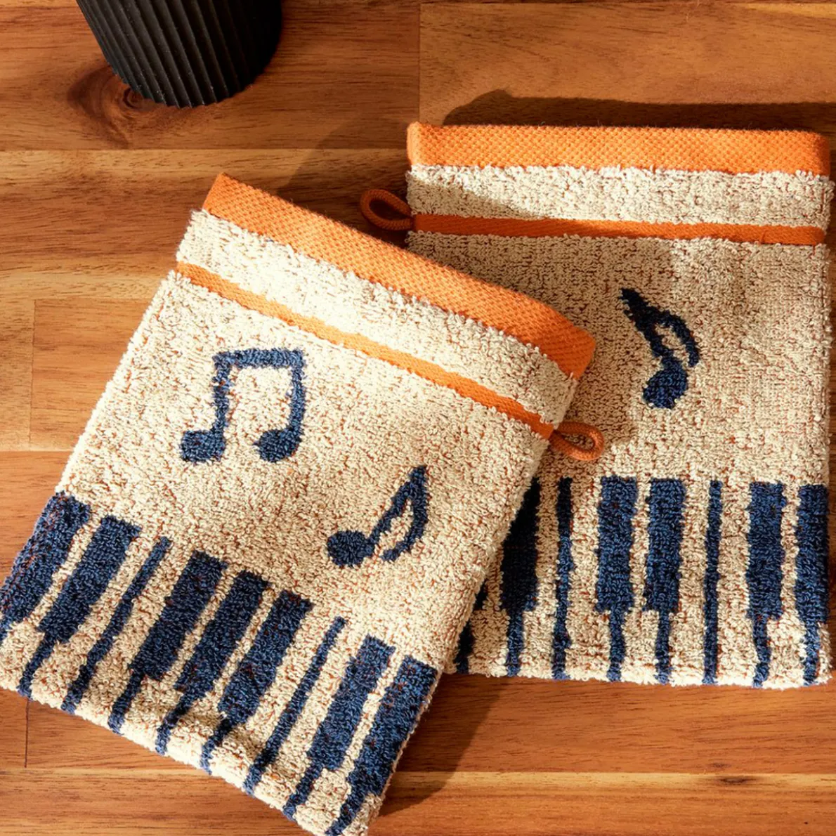 Jazz & vibrations 2 gants de toilette