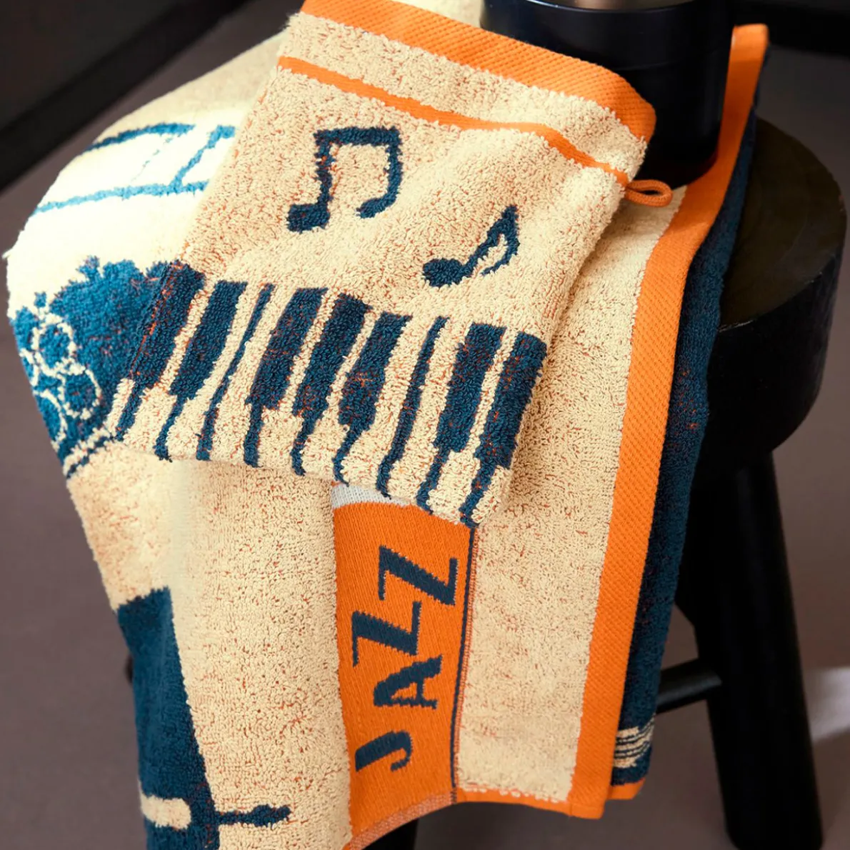 Jazz & vibrations 2 gants de toilette