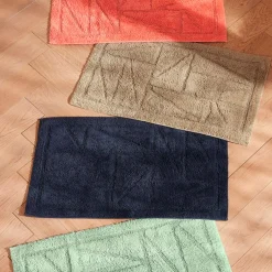 Jeu de lignes Tapis de bain tufté