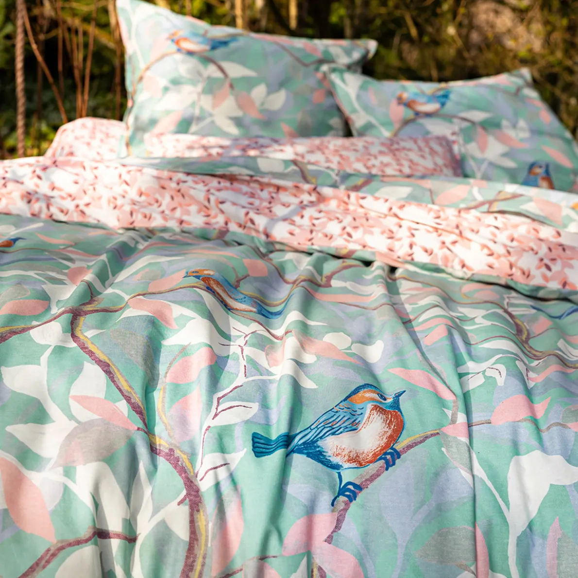 Joyeux pinsons Taie d'oreiller