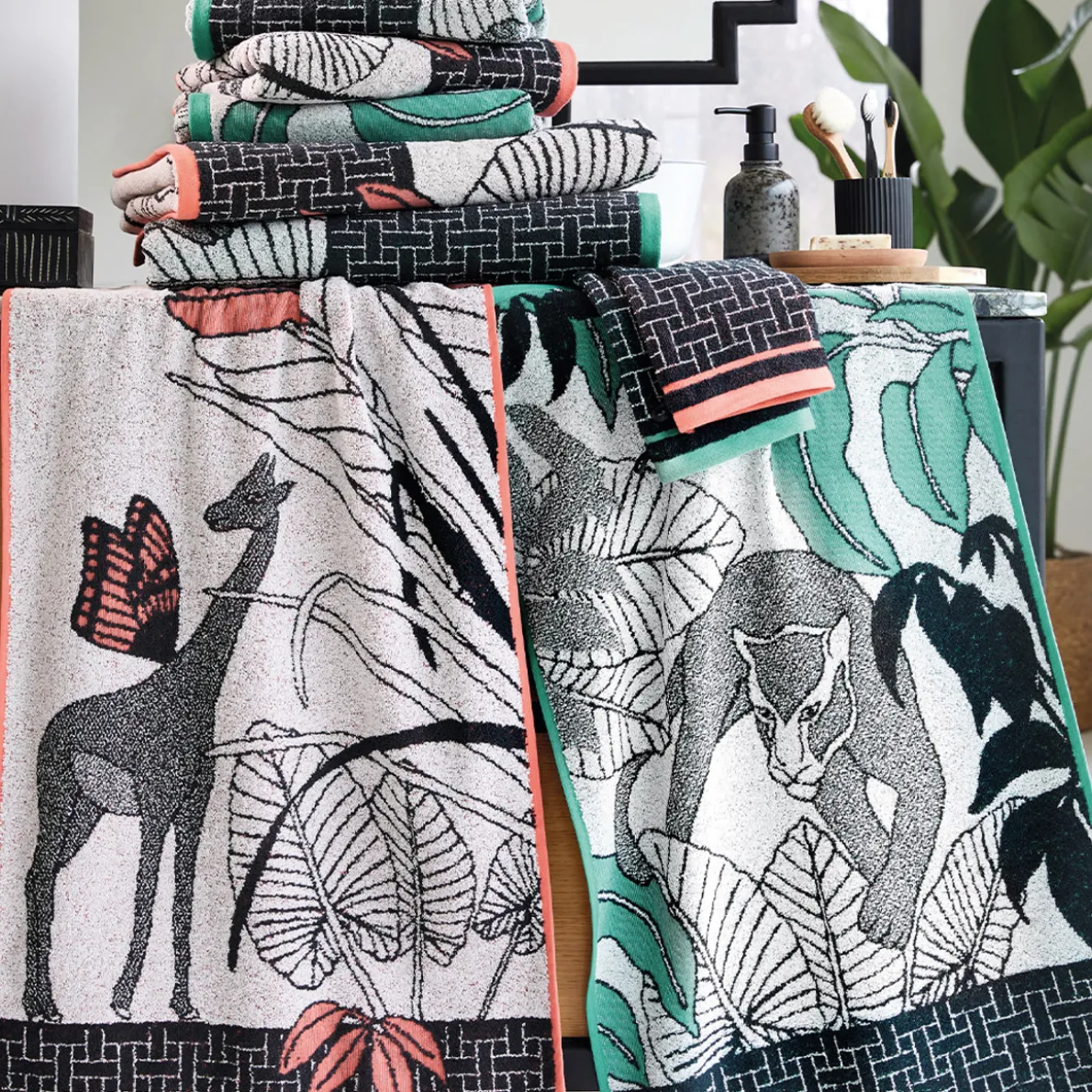 Jungle fantastique Serviette de bain