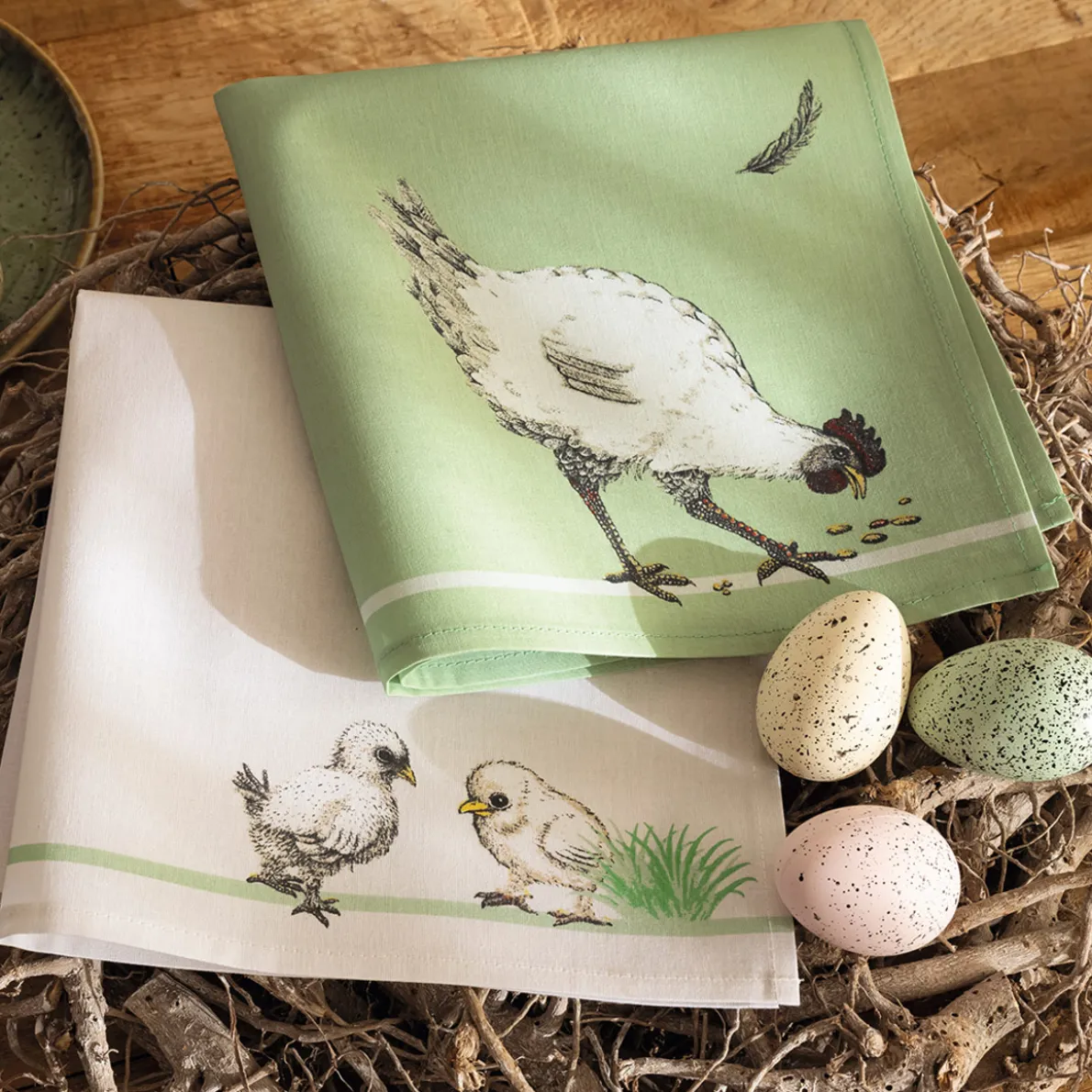 La famille cocotte Serviette de table
