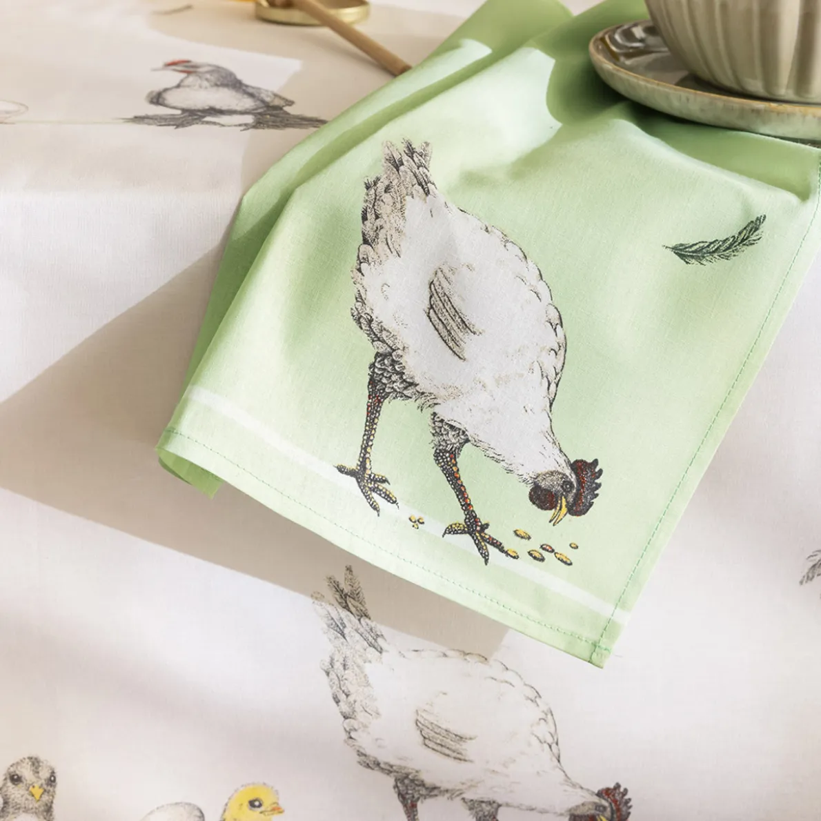 La famille cocotte Serviette de table